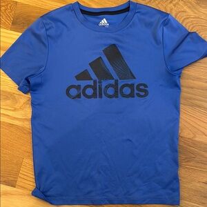 Adidas Royal Blue Tee with Black Logo